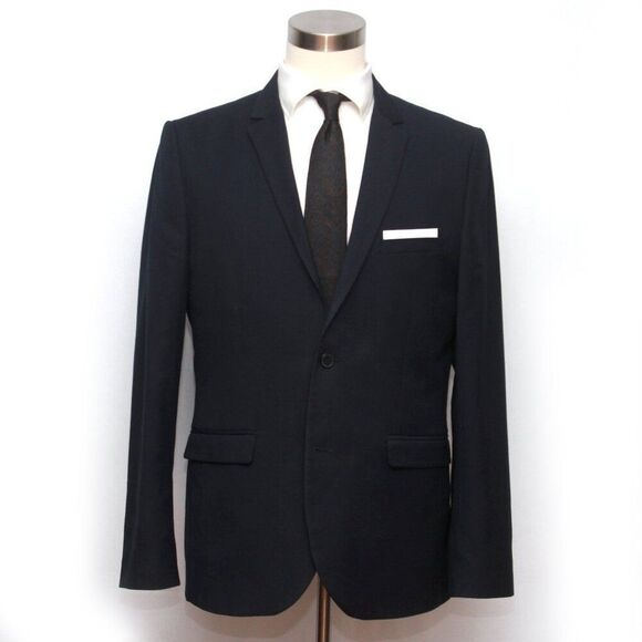 H&M Other - H&M Mens Blazer Sport Coat Two Button Casual Jacket Size 44R D090478